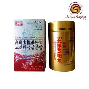 Tác dụng của bột hồng sâm Hàn Quốc 100% Dongil hộp 3 lọ x 100g