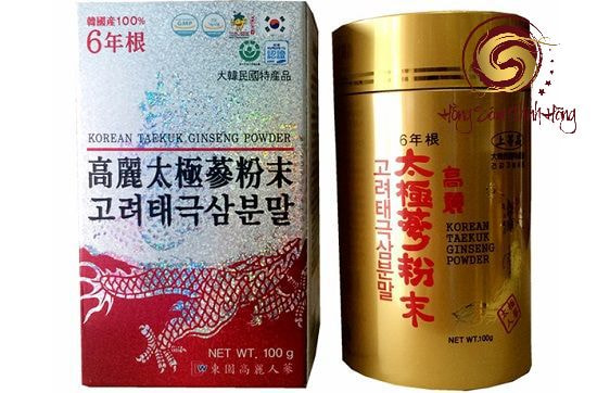 Tác dụng của sâm bột Hàn Quốc 100% Dongil hộp 3 lọ x 100g