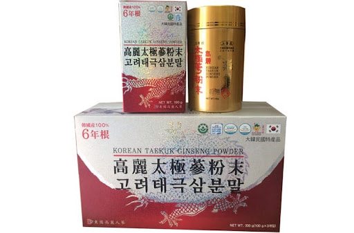 Giá bột thái cực sâm Hàn Quốc 100gram*3 lọ (Bột Taekuk) bao nhiêu?