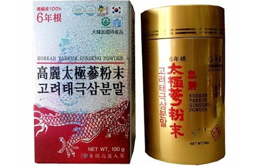 Mua bột thiên sâm Hàn Quốc 100gram*3 lọ (Bột Taekuk) chính hãng ở đâu?