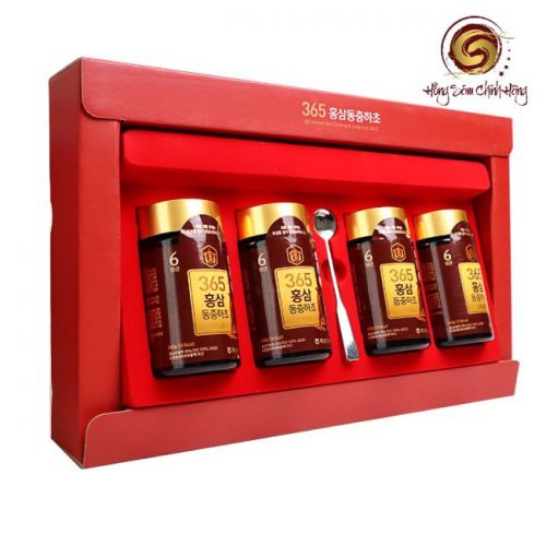 Cao hồng sâm đông trùng hạ thảo 365 Hàn Quốc 240gr *4 lọ