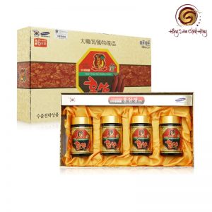 Cao hồng sâm Kanghwa hộp 4 lọ * 250g (hộp giấy hoa) chuẩn Hàn Quốc