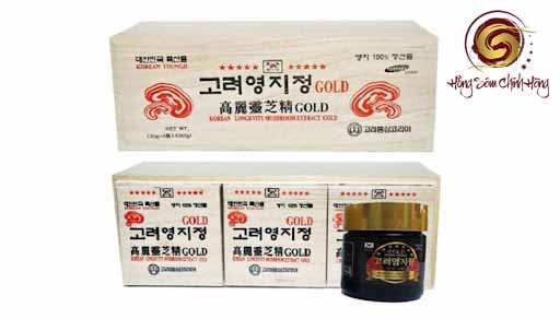 Cao linh chi sao đỏ 120gram*3 lọ (hộp gỗ trắng)