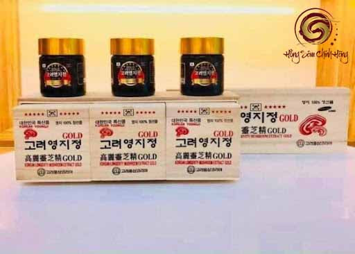 Cao linh chi sao đỏ 120gram*3 lọ (hộp gỗ trắng)