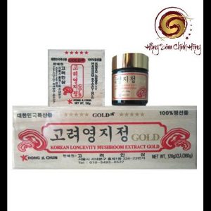 Cao linh chi sao đỏ 120gram x 3 lọ hộp gỗ trắng
