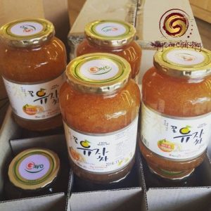 Chanh mật ong nắp vàng (12 hũ/ thùng) chuẩn Hàn Quốc