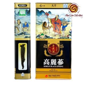 Hắc Sâm Khô Hàn Quốc Daedong Hộp Thiếc 150gr (6 – 10 củ)