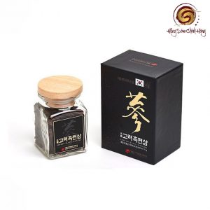 Hắc Sâm Khô Hộp Thiếc | Sâm Thái Lát Daedong Korean Black Ginseng (1 lọ x 75gr)