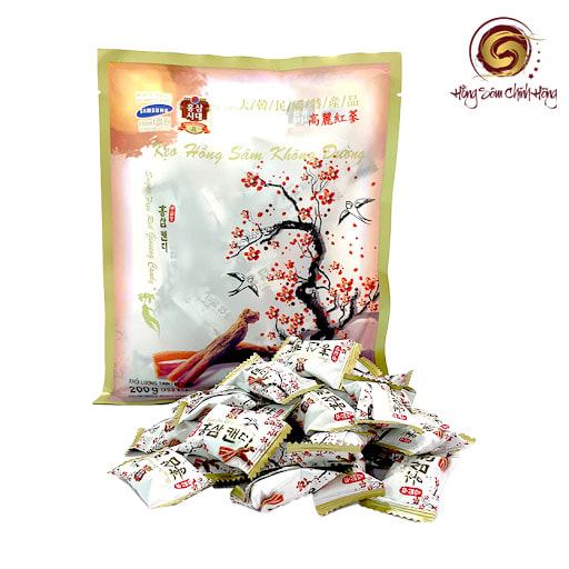 Kẹo hồng sâm Hàn Quốc 200g Cành Đào