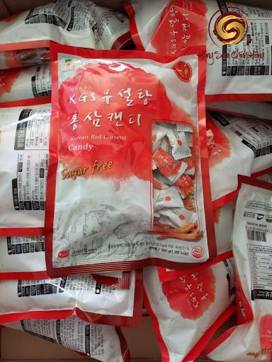 Kẹo hồng sâm Hàn Quốc không đường 300g KGS