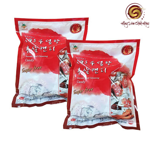 Kẹo hồng sâm Hàn Quốc không đường 300g KGS