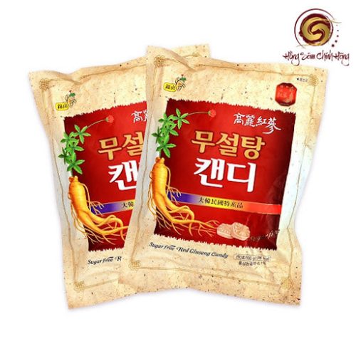 Kẹo Sâm Không Đường Hàn Quốc 500g (màu trắng)