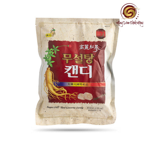 Kẹo Sâm Không Đường Hàn Quốc 500g (màu trắng)