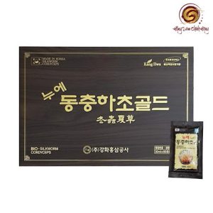 Nước đông trùng hạ thảo 60 gói *30ml KangHwa Hàn Quốc (hộp gỗ đen)