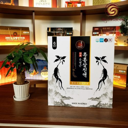 Nước Hắc Sâm Bổ Gan Hàn Quốc dạng gói Korea Black Red Ginseng