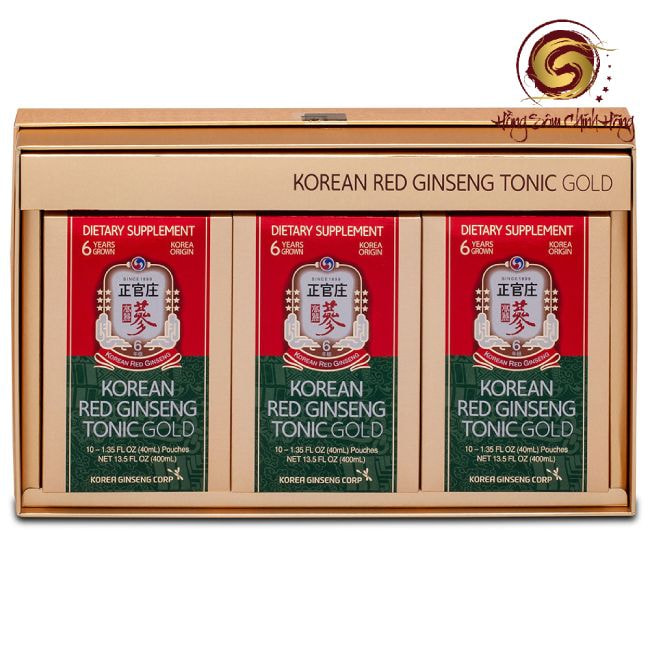 Nước hồng sâm Tonic Gold KGC 40ml*30 gói giá bao nhiêu?