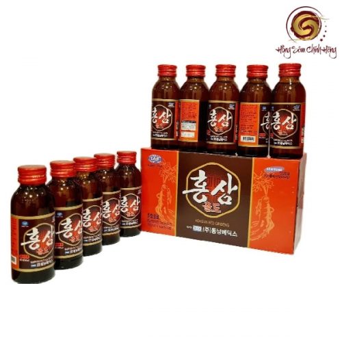 Nước hồng sâm Hàn Quốc hộp 10 chai x 100ml x 10 hộp IAF