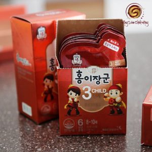 Nước hồng sâm KGC cho bé 20ml x 30 gói Baby số 3 (hộp đỏ)
