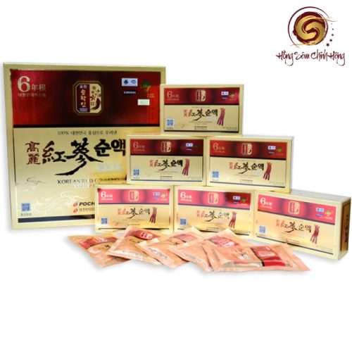 Nước hồng sâm Pocheon 80ml x30 gói 100%