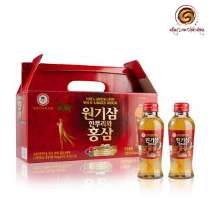 Nước hồng sâm có củ Won Ki Sam 120ml x10 chai