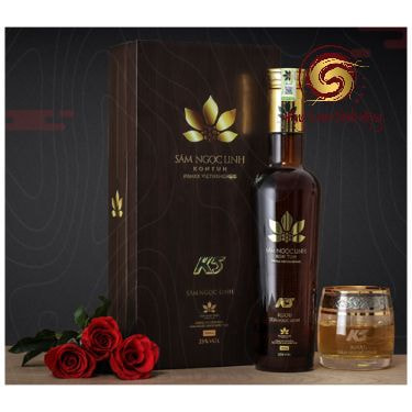 Thông tin sản phẩm bình rượu Sâm Ngọc Linh K5 (nhãn Vàng)