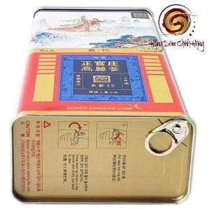 Sâm khô hộp thiếc 300gr số 15 KGC