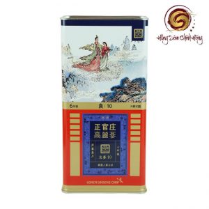 Sâm khô hộp thiếc Hàn Quốc 600g Số 10 (14 Củ)