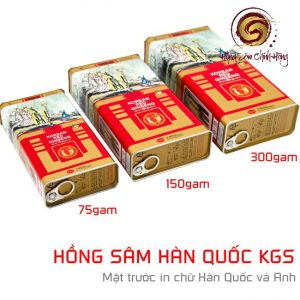 Sâm khô KGS 75g lớn