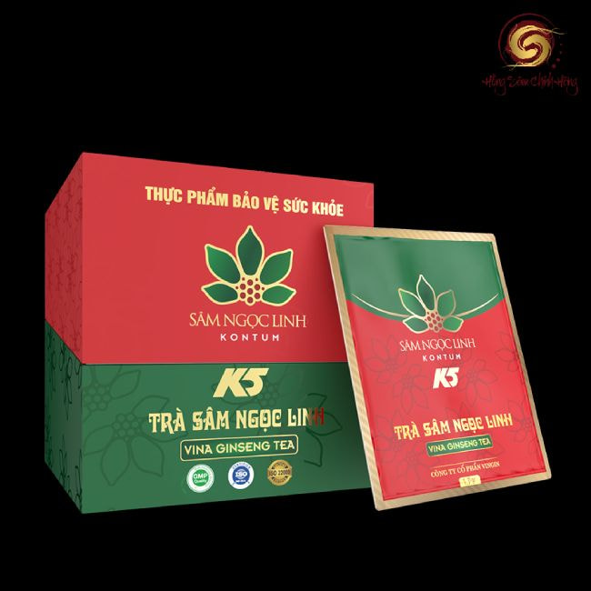 Cách dùng K5 Vina Giseng Tea (hộp 20 gói)