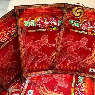 Cao dán hồng sâm túi đỏ Power Red Ginseng (25 miếng / gói)