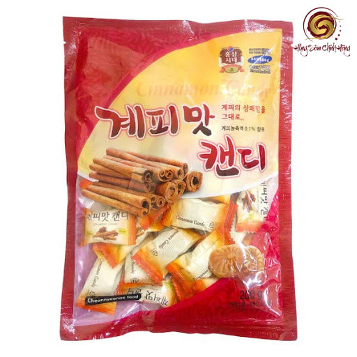 Kẹo quế Hàn Quốc 200g nhập khẩu chính