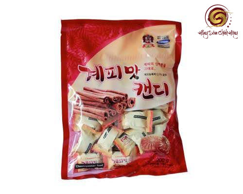 Kẹo quế Hàn Quốc 200g nhập khẩu chính