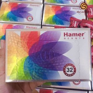 Kẹo sâm Hamer chính hãng 32 viên/ hộp (hộp hoa 7 màu)