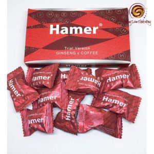 Kẹo sâm Hamer Mỹ 36 viên/ hộp (hộp đỏ MS) chính hãng