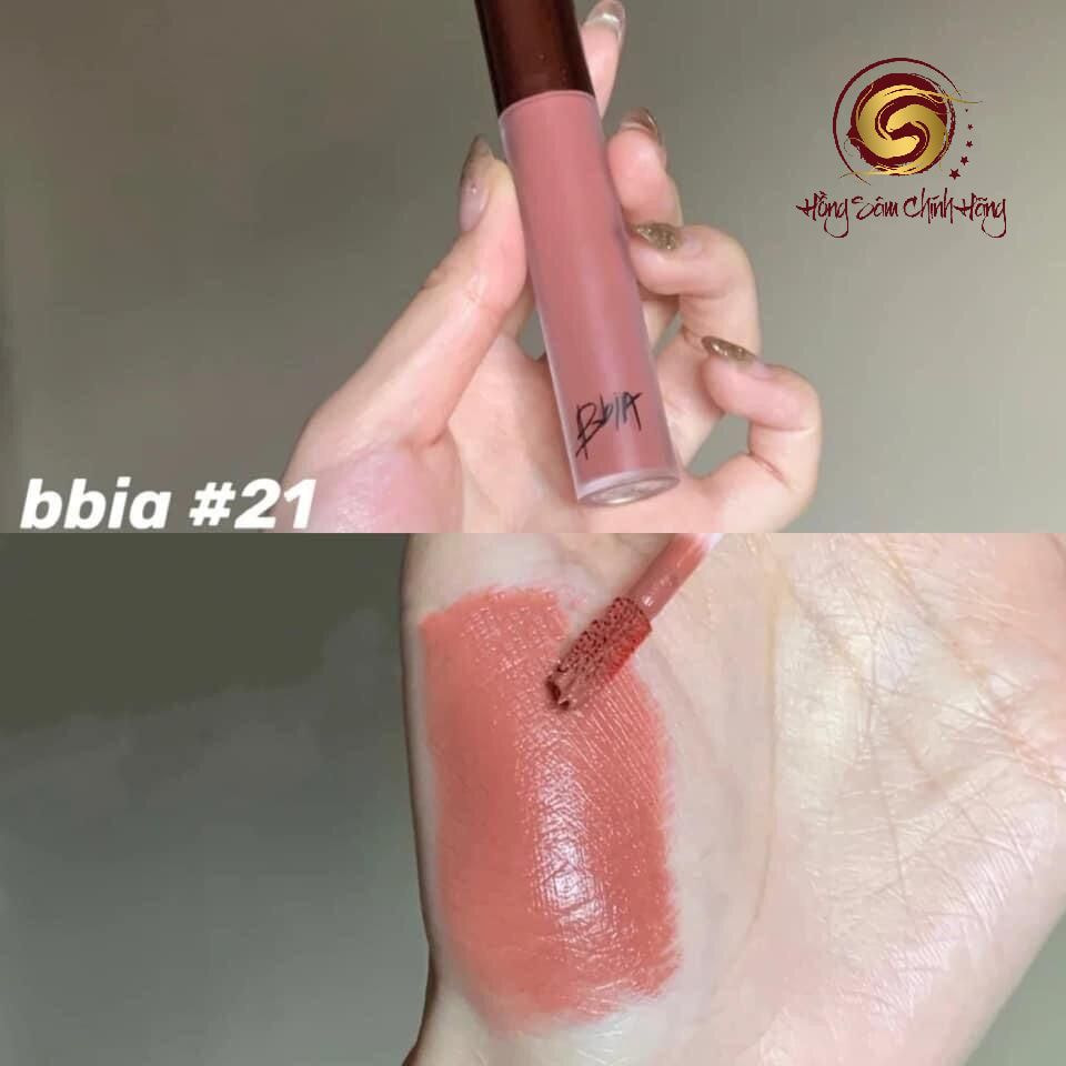 Son kem lì BBIA Last Velvet Lip Tint Version 5 màu #OR21