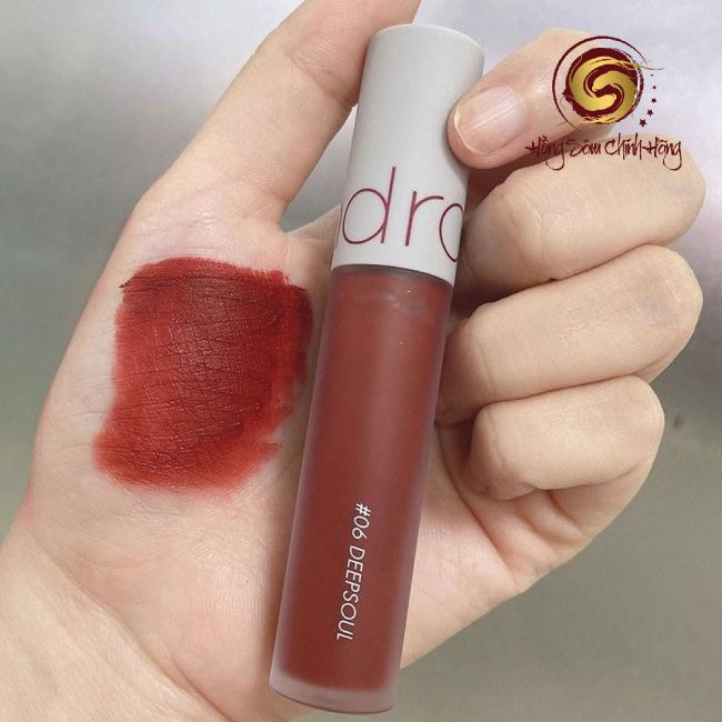 Son kem lì Romand Zero Velvet Tint màu #06 Cloudy Peach