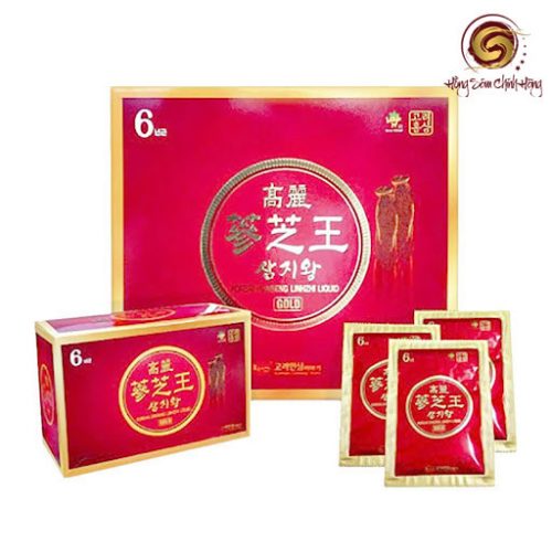 Nước hồng sâm linh chi KGS 50ml x 60 gói chuẩn Hàn Quốc bổ dưỡng