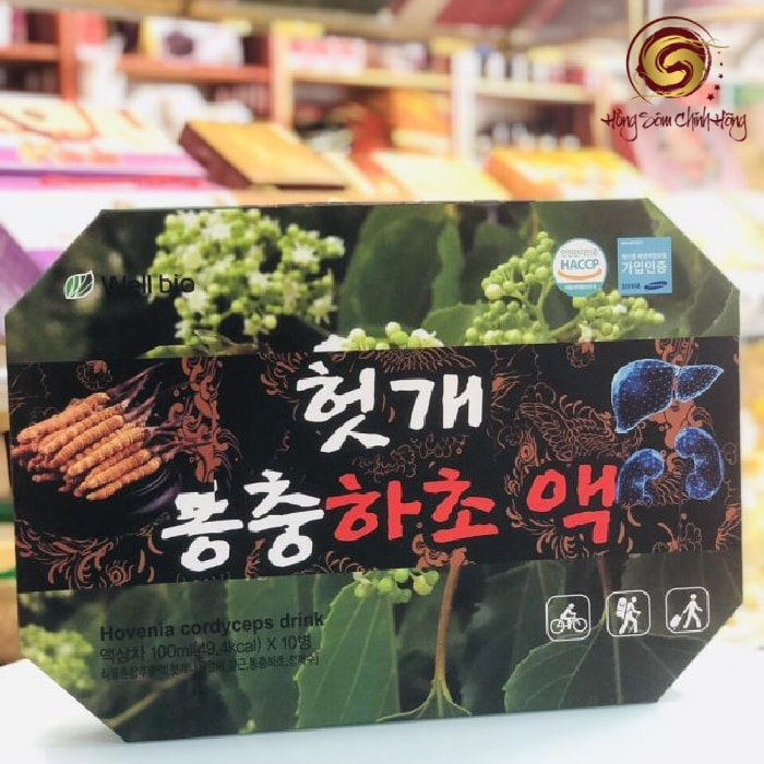 nước mát gan đông trùng hạ thảo