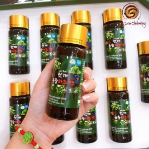 Nước mát gan đông trùng hạ thảo hộp 10 lọ x 100ml