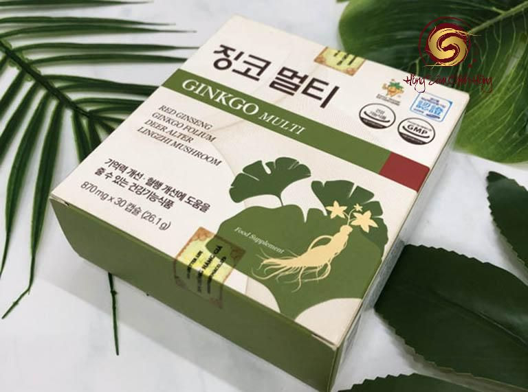 Thuốc chống đột quỵ của Hàn quốc Ginkgo Multi