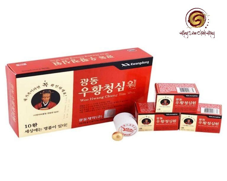 Thuốc chống đột quỵ Hàn quốc hộp 10 viên Kwangdong ông già