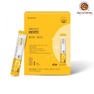 Bột Vitamin C Hộp Vuông Chunho Ncare Thượng Hạng – 100 Gói/ hộp