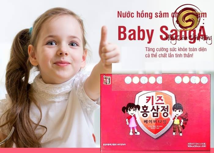 hồng sâm cho trẻ biếng ăn