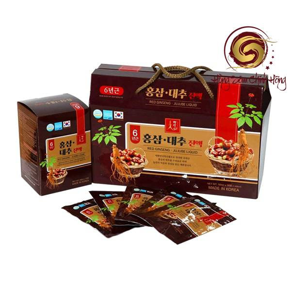 hồng sâm táo đỏ