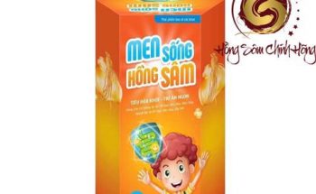 men sống hồng sâm