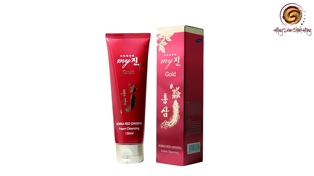 review sữa rửa mặt nhân sâm đỏ hàn quốc