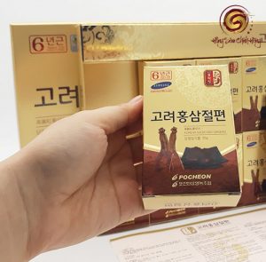 Sâm tẩm mật ong thái lát 200g Pocheon 6NĐ (20gram*10 gói)