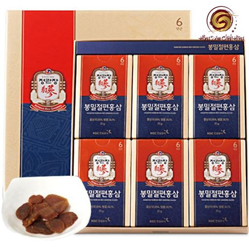 Sâm thái lát tẩm mật ong Hàn Quốc 240gr KGC (20gram*12 gói) 