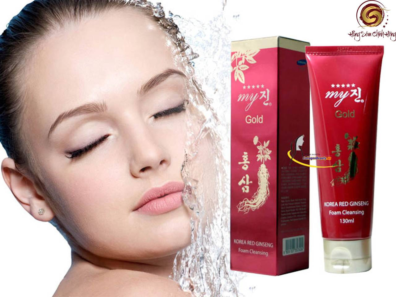review sữa rửa mặt nhân sâm đỏ hàn quốc