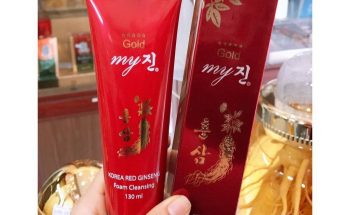review sữa rửa mặt nhân sâm đỏ hàn quốc